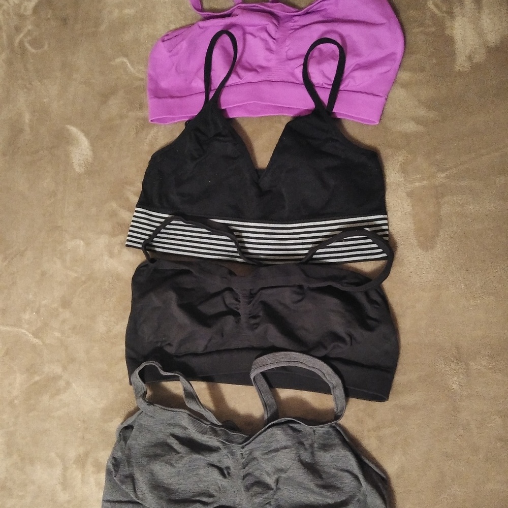 Never worn.  Bundle of Sports Bra